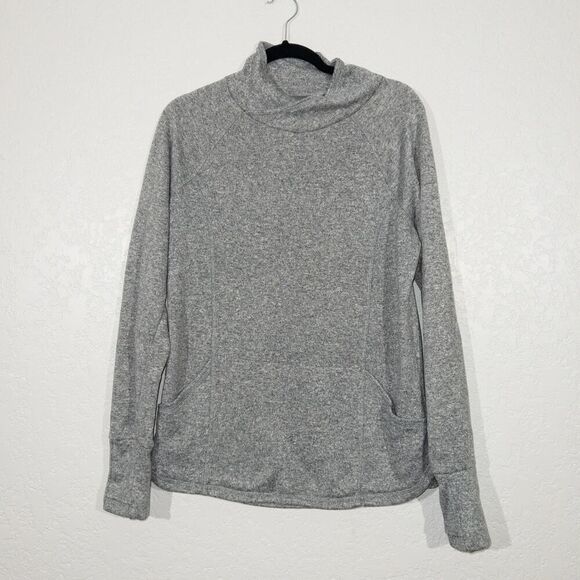 Tek Gear Gray Long Sleeve Mock Neck Sweater Size Large - Picture 1 of 7